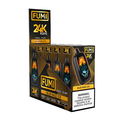 FUMI 24K Puffs 18ML Disposable Device With Dual Power Boost LED Screen Display of 5 WHOLESALE 1 56599