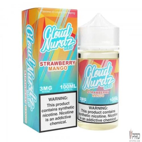 ICED Strawberry Mango - Cloud Nurdz Synthetic 100mL Cloud Nurdz E-Liquid