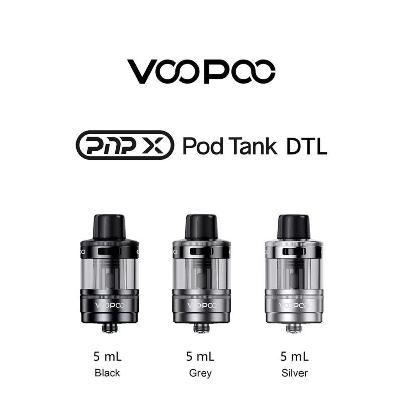 VooPoo PNP X 5ML Refillable Replacement Pod Tank With 2 x PNP X Coils MSRP 12.00 Wholesale 40511