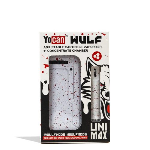 wulf mods uni max concentrate kit white red spatter packaging