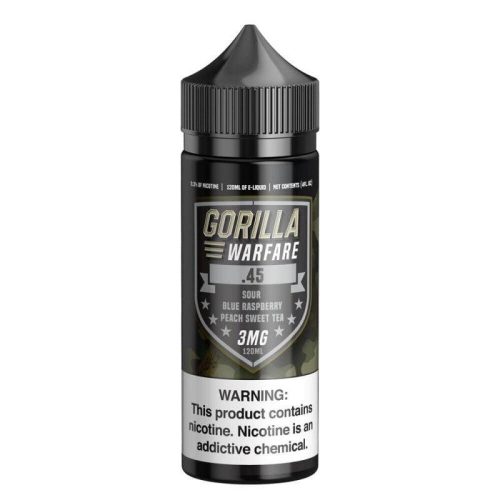 .45 (Sour Blue Raspberry Peach Sweet Tea)-Gorilla Warfare E-Liquid 120ML Gorilla Warfare